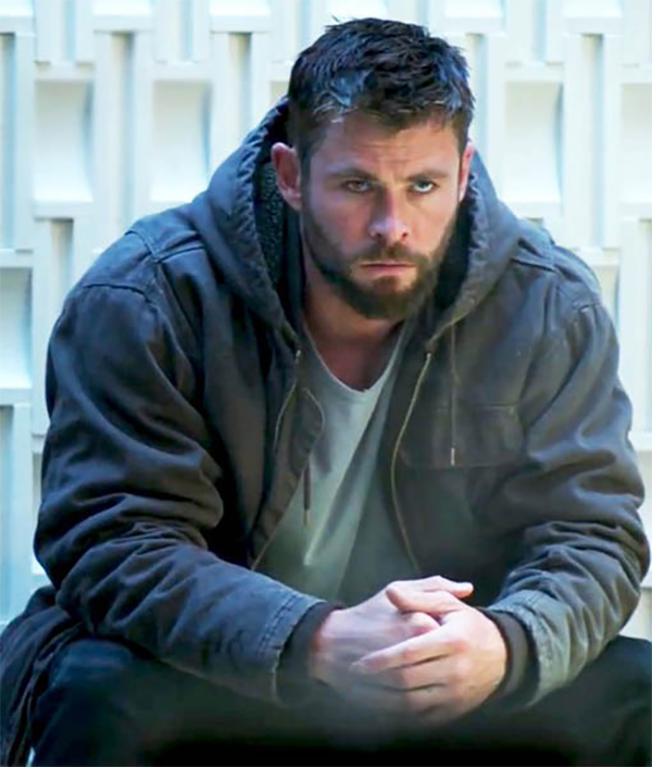 Chris Hemsworth jacket in thor endgame
