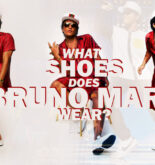 What shoes does Bruno Mars wear