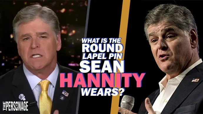 the round lapel pin Sean Hannity wears