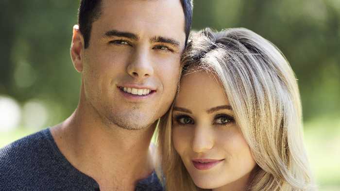 Ben Higgins and his wife